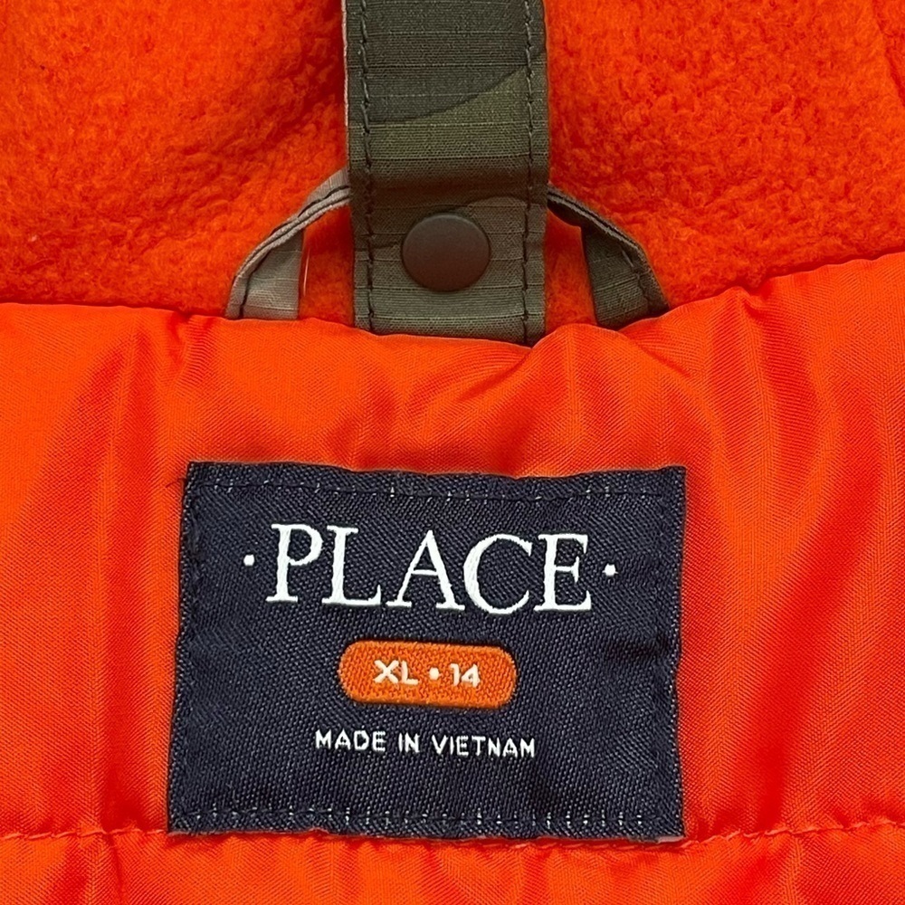 Place. Boy size X Large 14 lined with hood winter jacket. - Picture 4 of 7